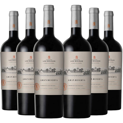 6 Vinos Los Boldos Gran Reserva Cabernet Sauvignon2#Sin Color