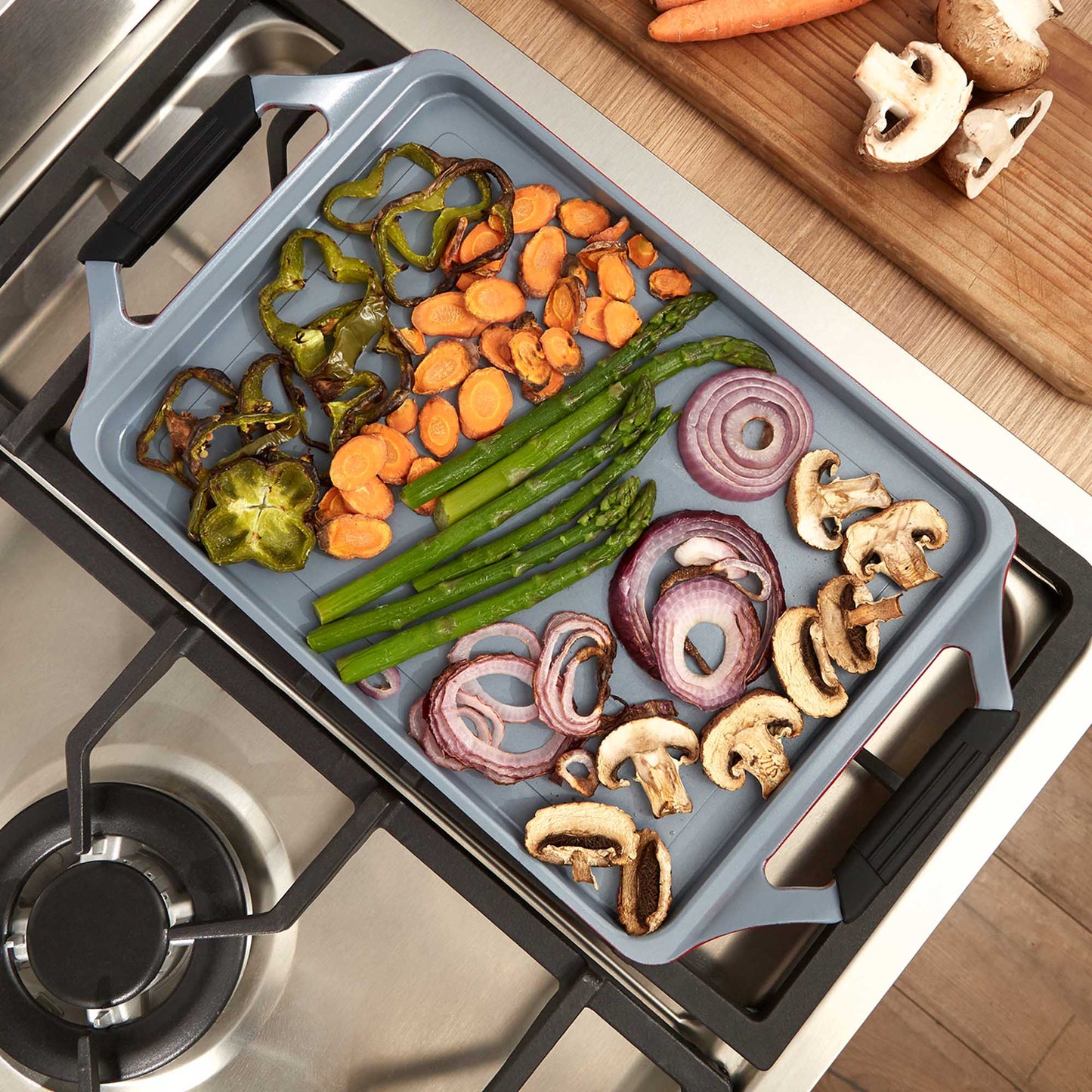 Plancha Asadora Ecofundis7#Rojo