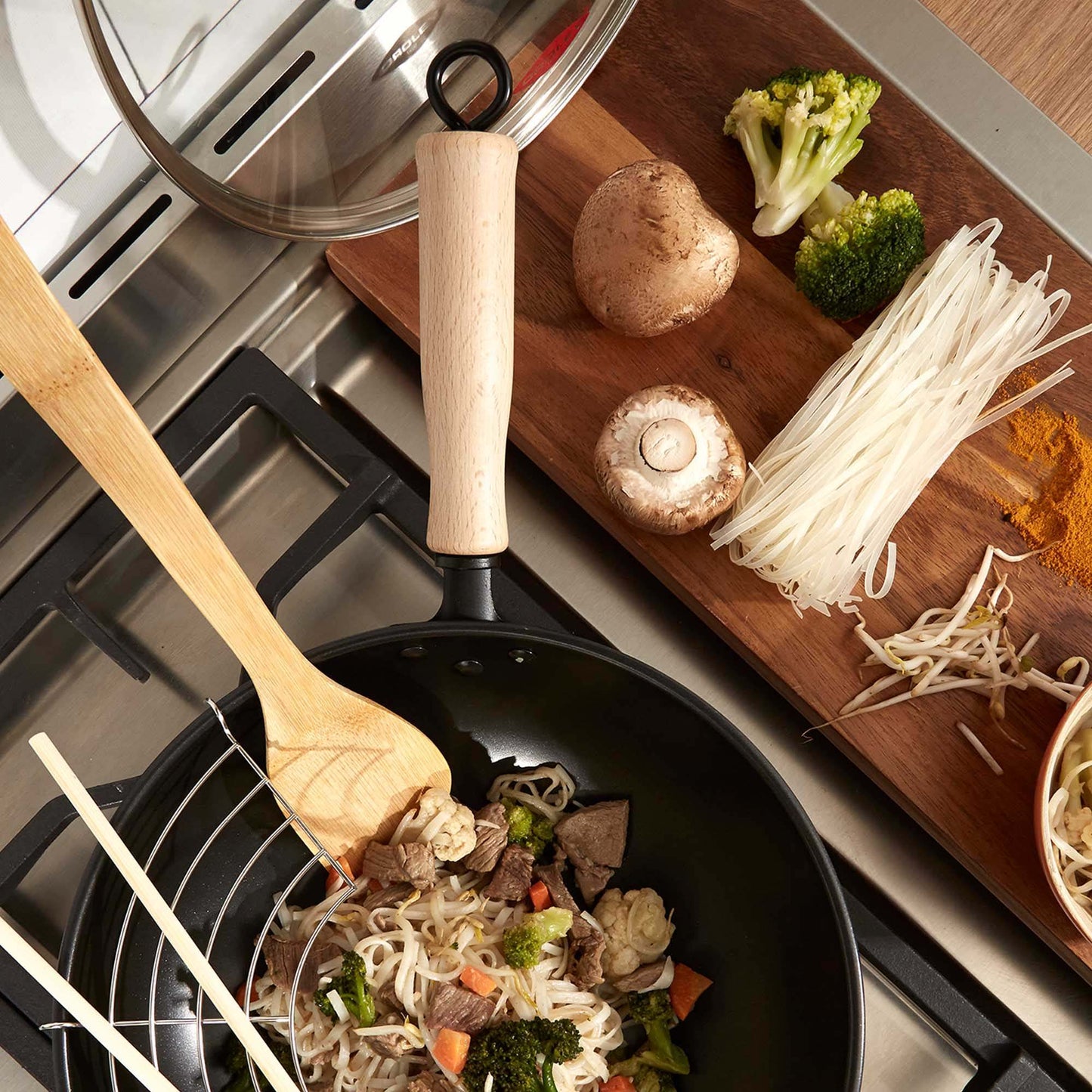 Wok Thai 28 cm5#Negro