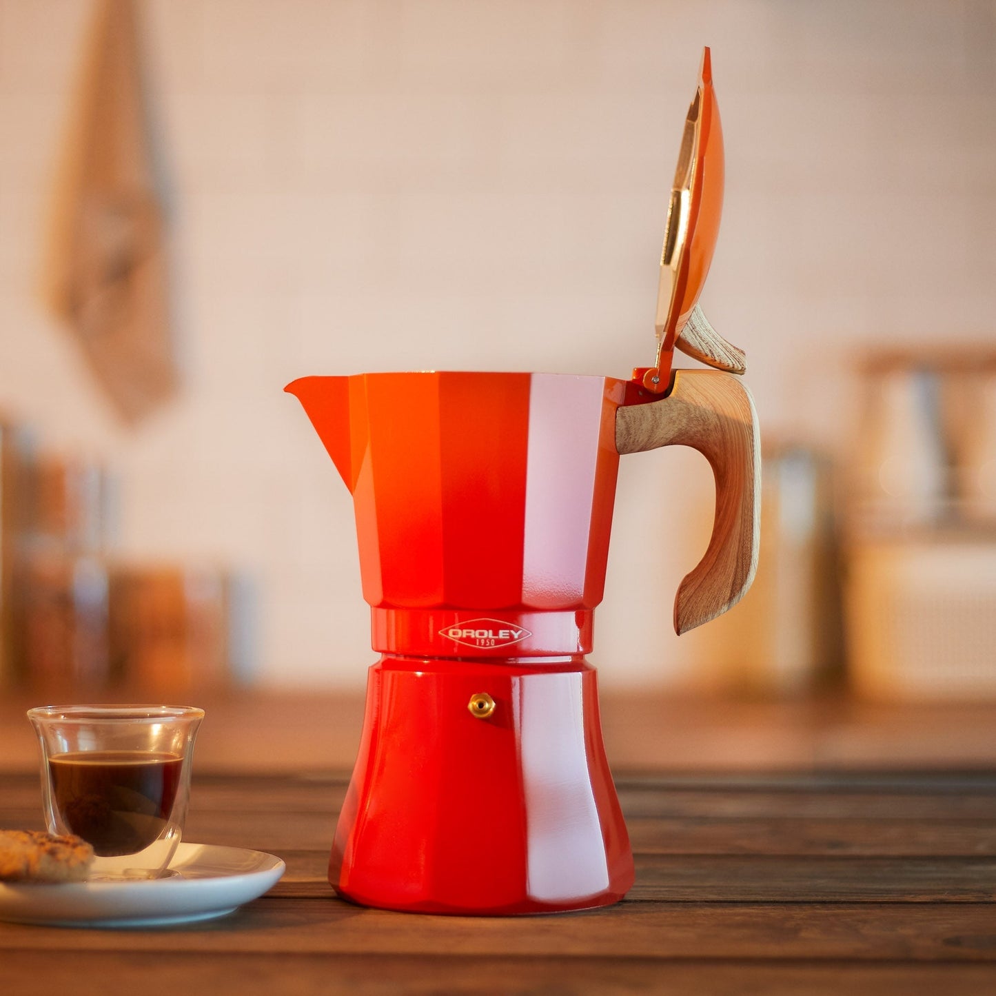 Cafetera Inducción Petra 9 Tazas10#Naranjo