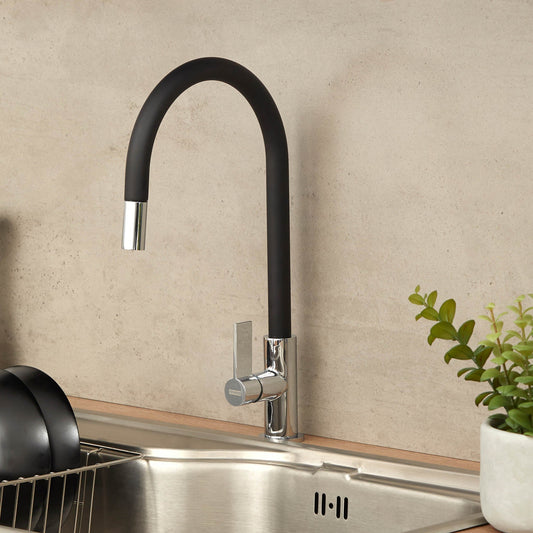 Grifería Ambiente Caño Extraíble1#Negro