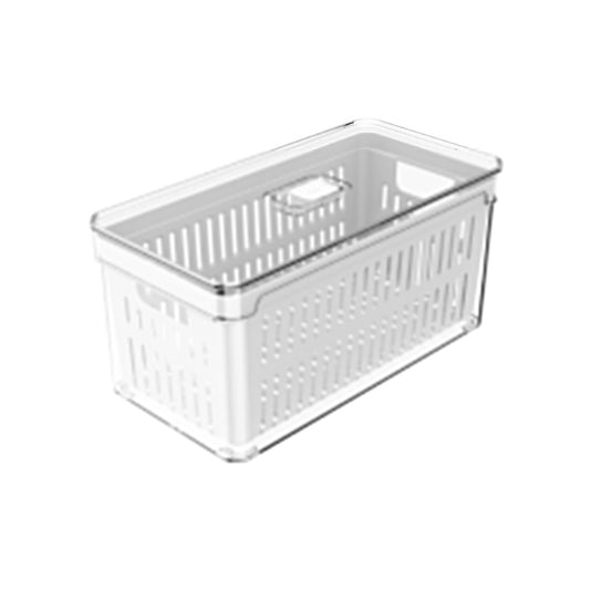 Organizador De Refrigerador Con Cesta Clear Fresh 30 x 15 x 13 Cm1#Sin color