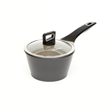 Kit Batería Cocina 8 Pzs + Set 12 Utensilios13#Negro