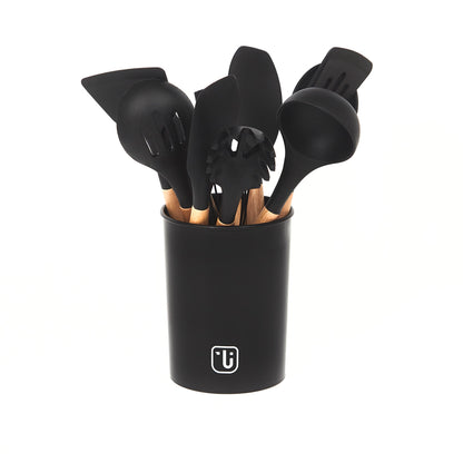 Kit Sartén Antiadherente Copper + Set 12 Utensilios13#Cobre