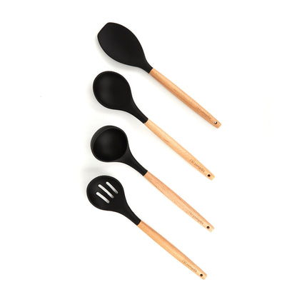 Kit Sartén Antiadherente Copper + Set 12 Utensilios10#Cobre