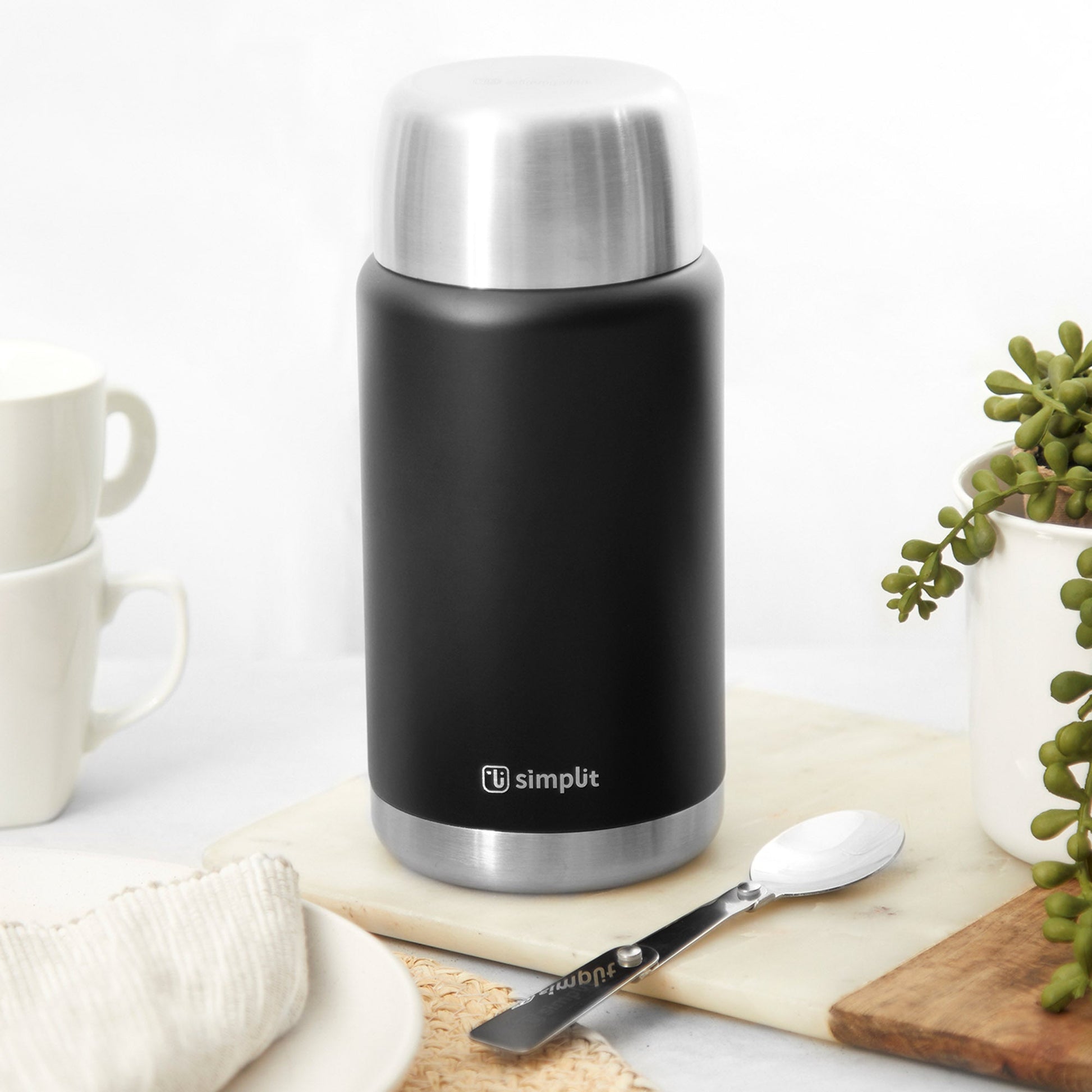 Termo de Comida Insulado 750 ml2#Negro