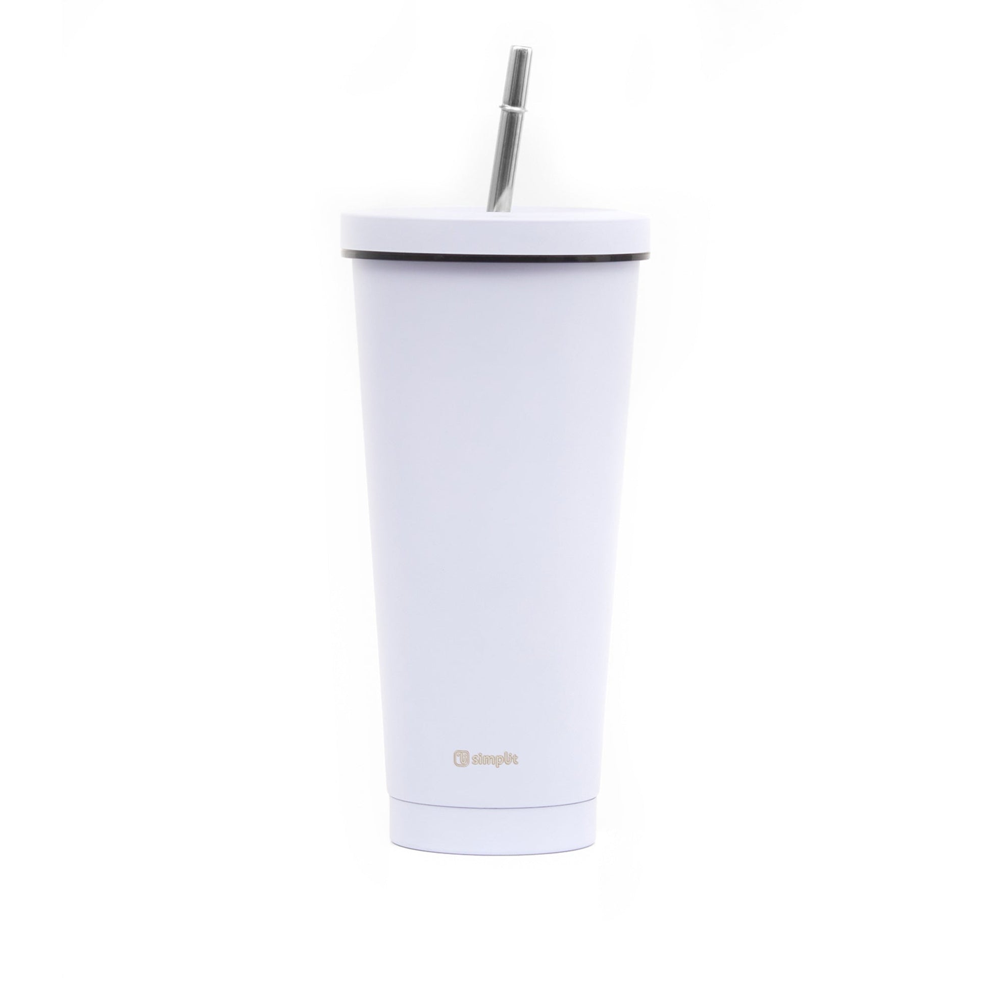 Vaso Térmico Tumbler 750ml Tapa y Bombilla4#Morado
