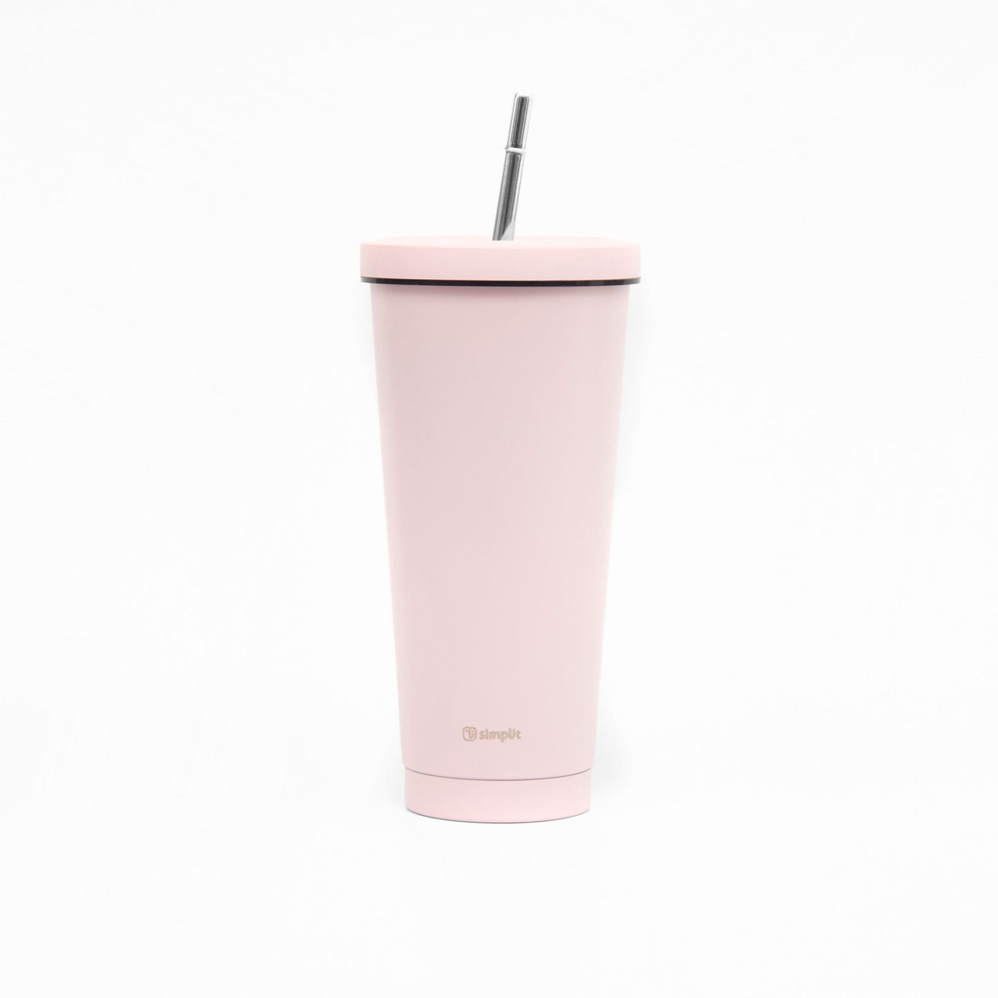 Vaso Térmico Tumbler 750ml Tapa y Bombilla5#Rosado