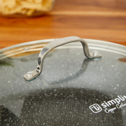 Sartén Antiadherente Tapa 28 cm Copper5#Cobre