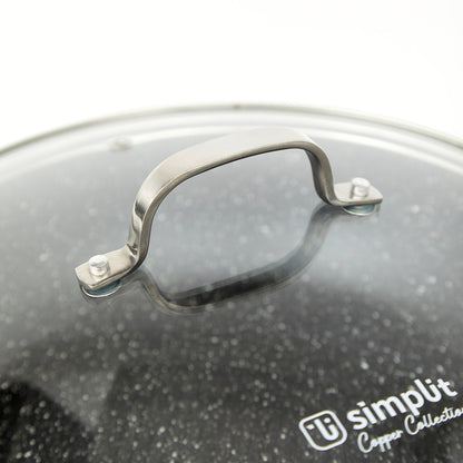 Sartén Antiadherente Tapa 28 cm Copper11#Cobre