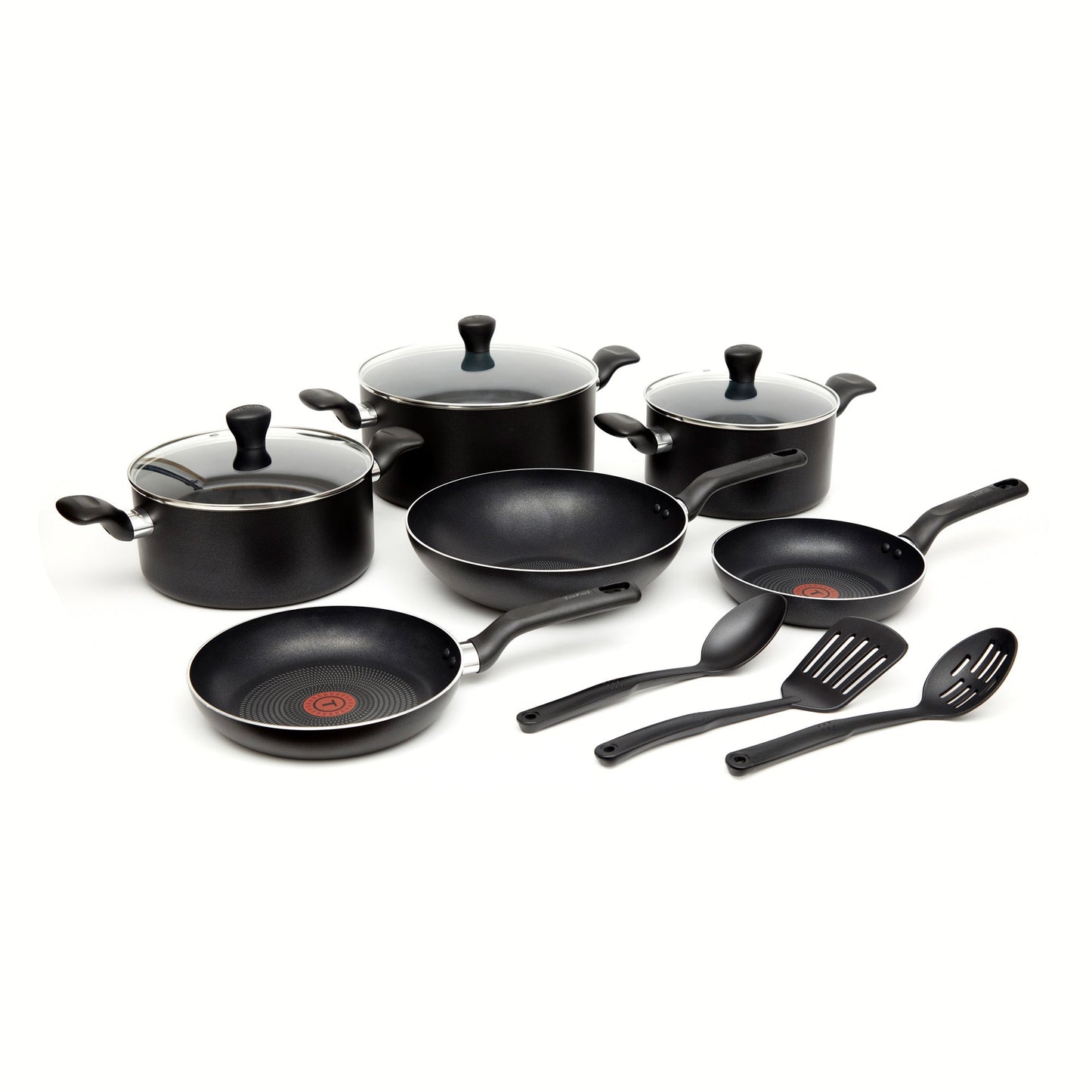 Batería 12 Piezas Super Cook Black4#Negro