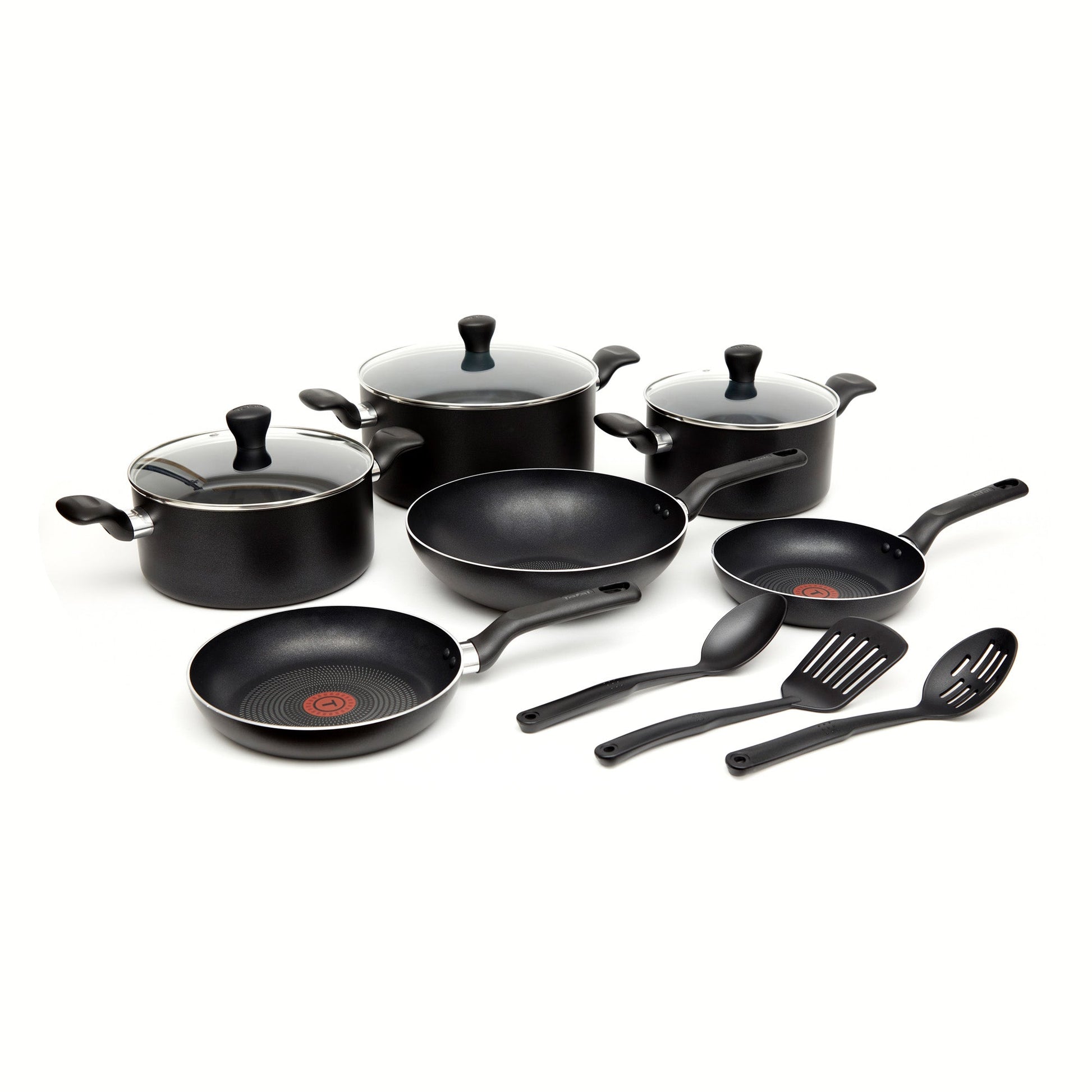 Batería 12 Piezas Super Cook Black4#Negro