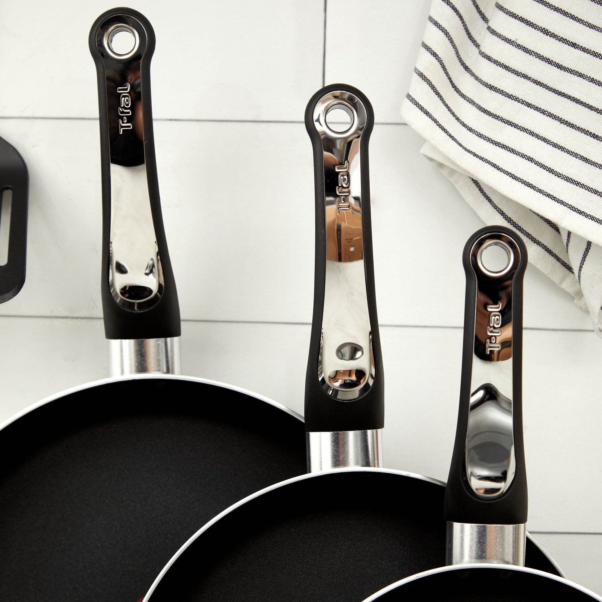 Batería 12 Piezas Platinium Black10#Negro