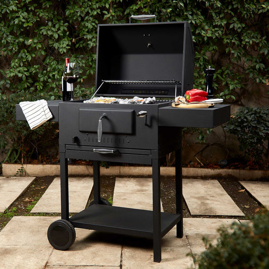 Parrilla Tennessee Carbón con Termómetro1#Negro