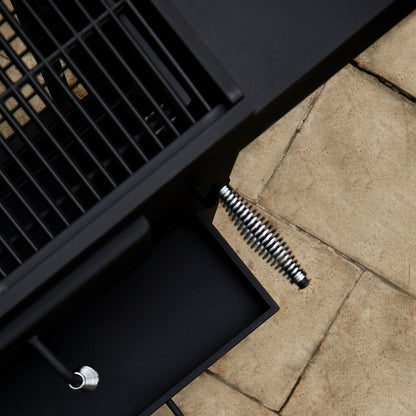 Parrilla Tennessee Carbón con Termómetro3#Negro