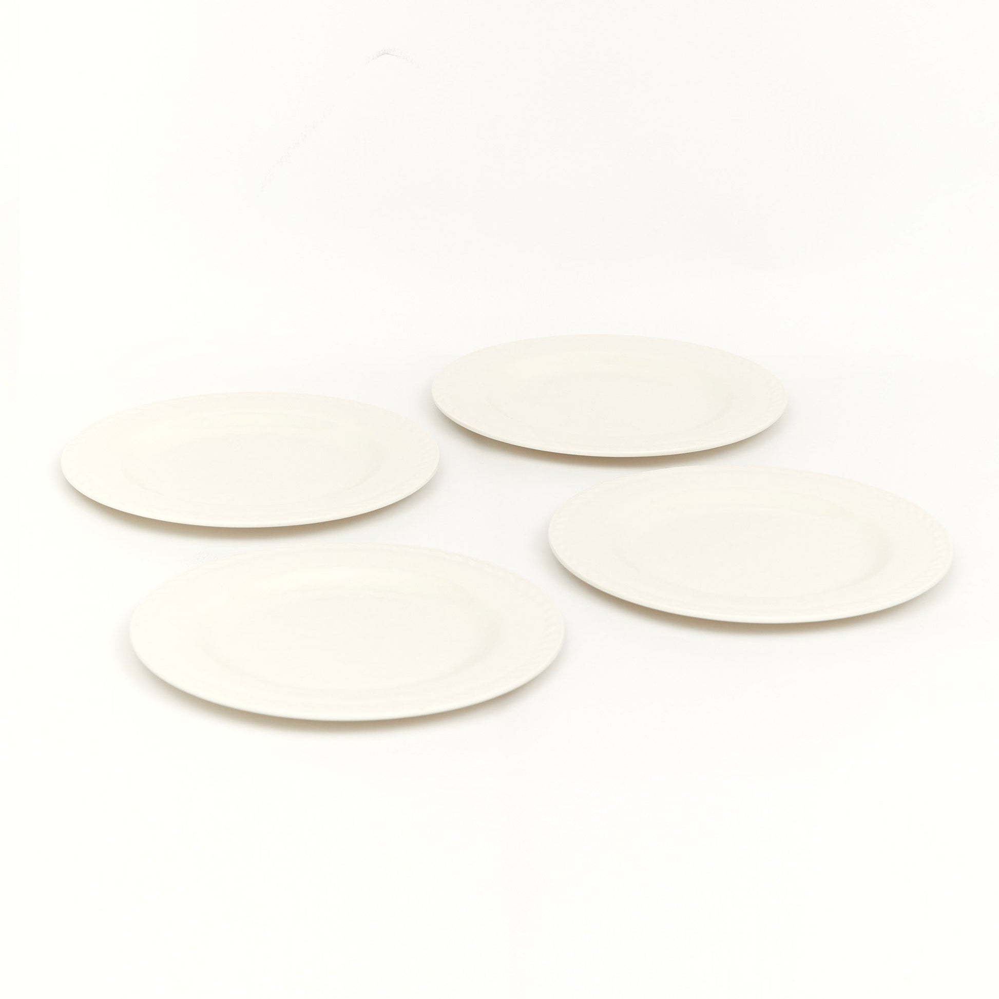 Set 4 Platos Cordón6#Blanco