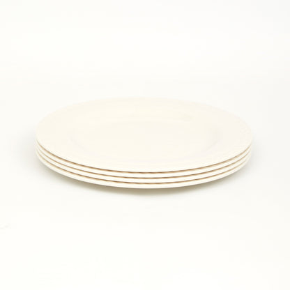Set 4 Platos Cordón7#Blanco