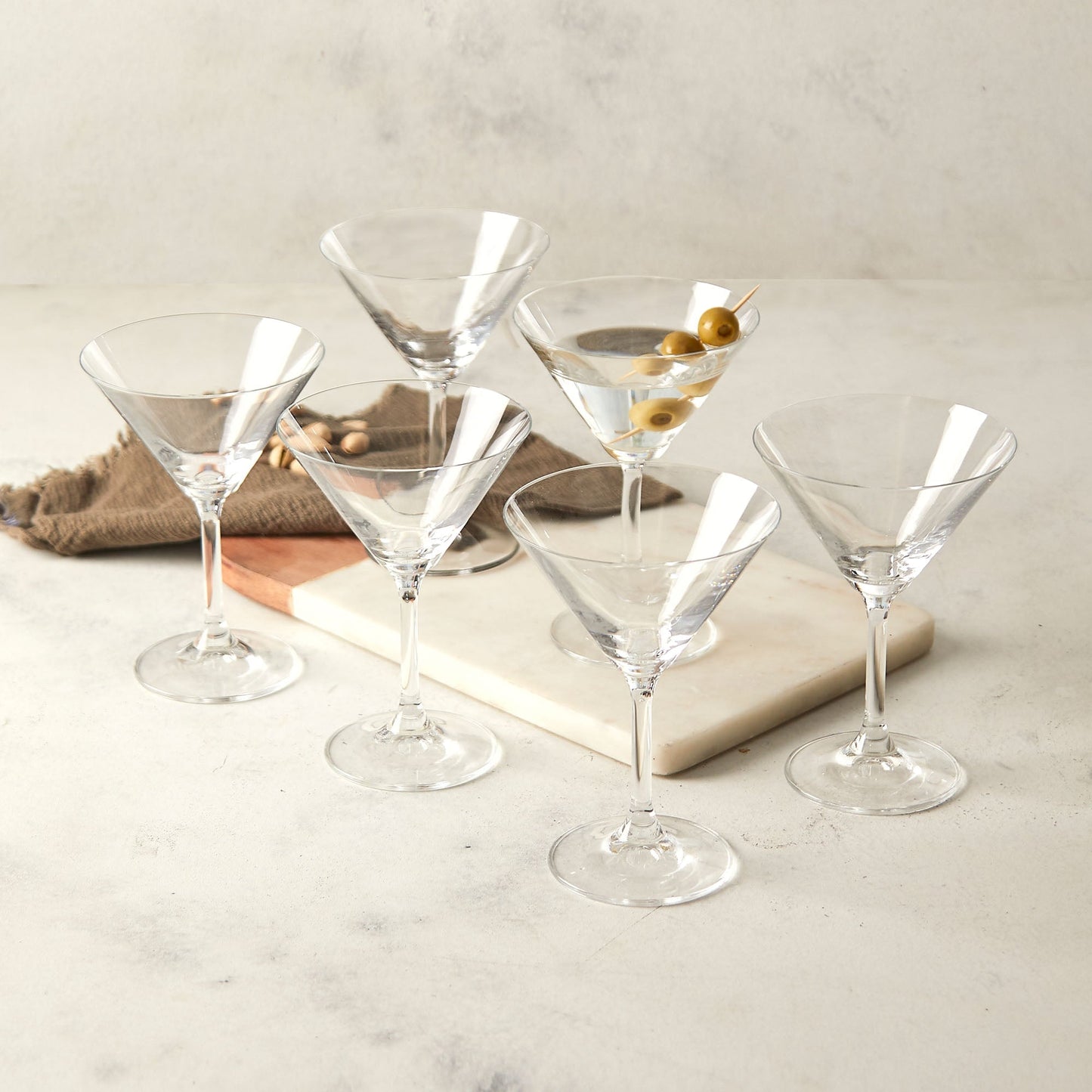 Set 6 Copas Martini Lara2#Sin Color