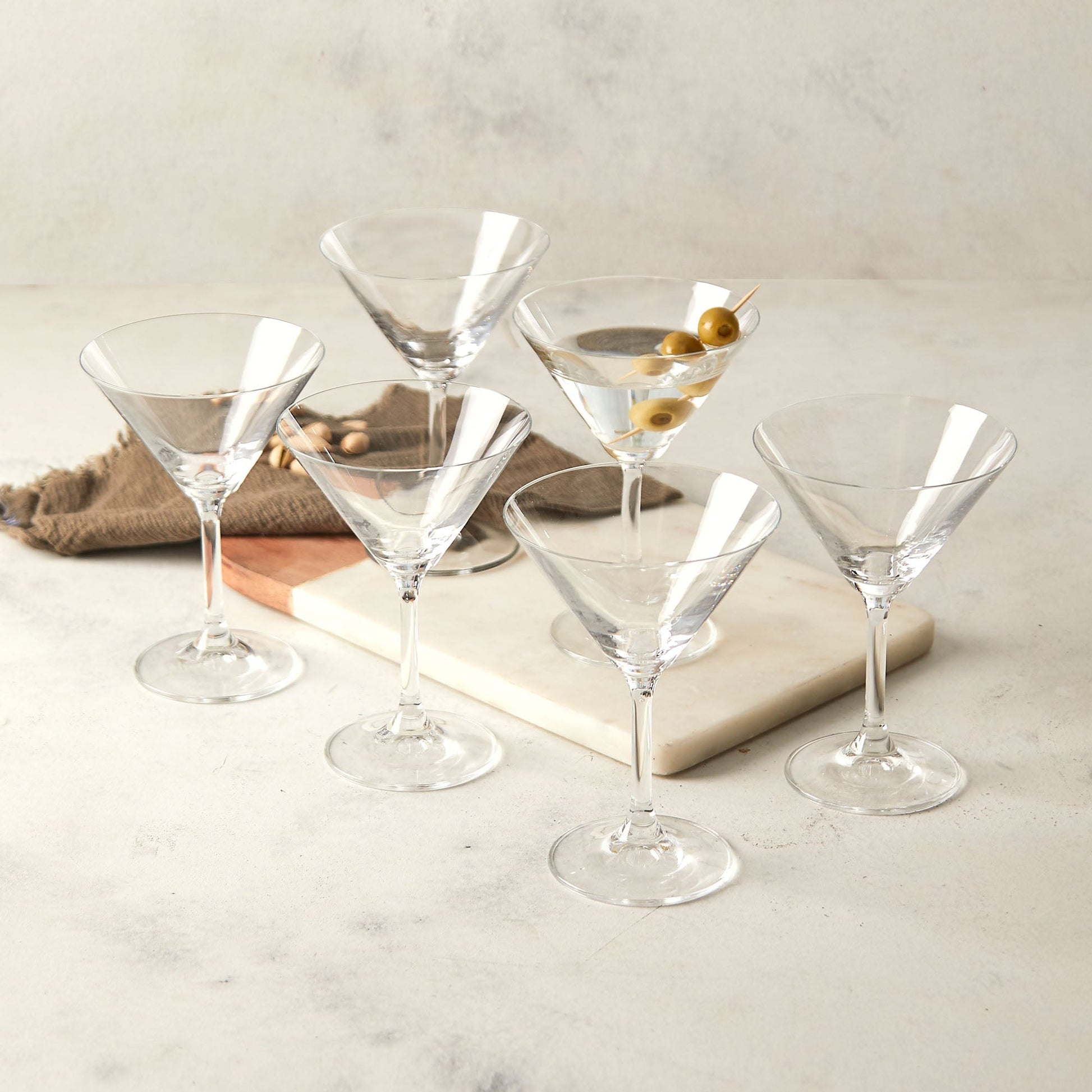 Set 6 Copas Martini Lara2#Sin Color