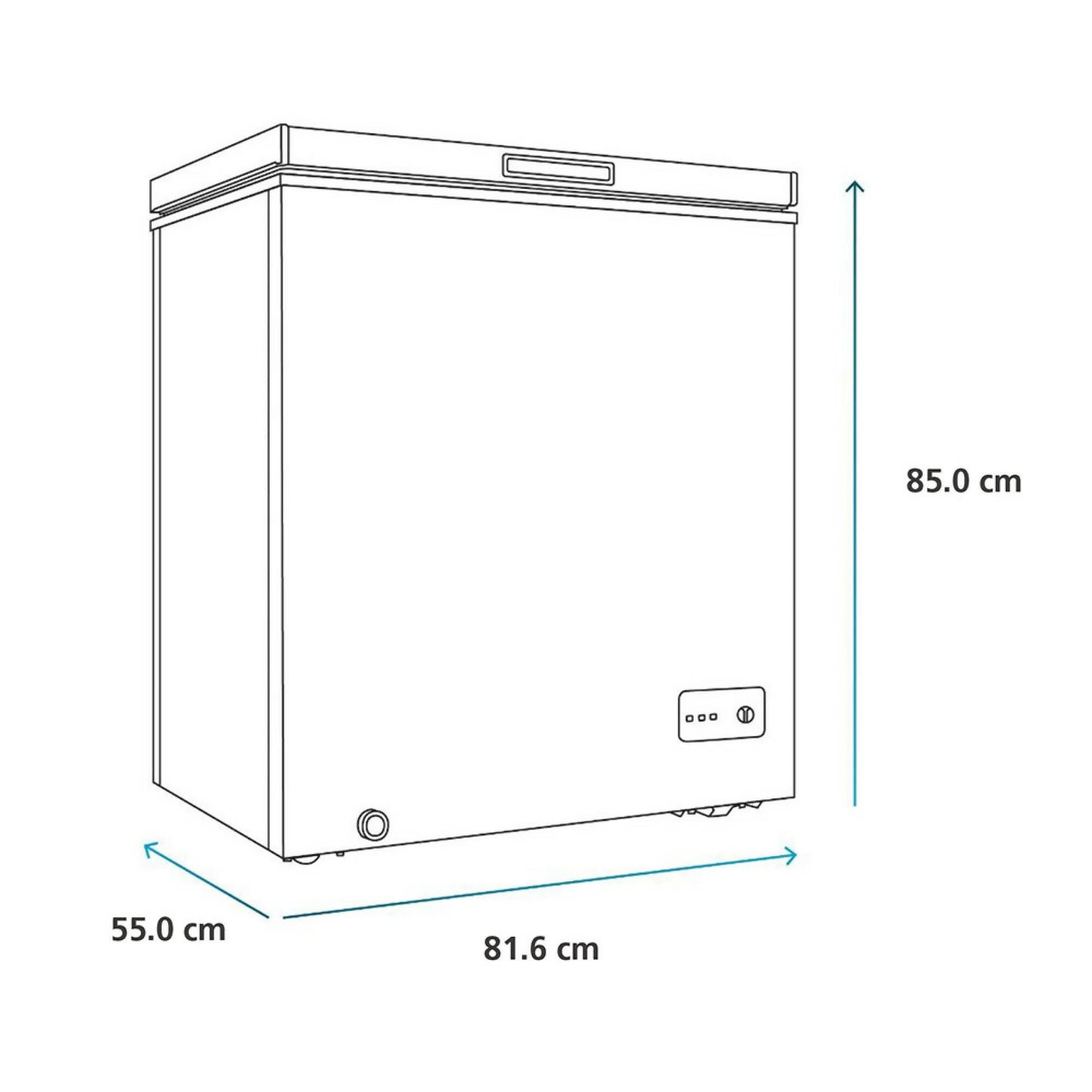 Freezer Horizontal 198 Lts FDHM200BY24#Blanco