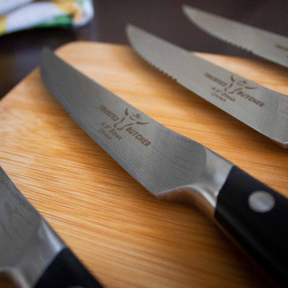 Set de Cuchillos para Carne 4 Pzs3#Acero