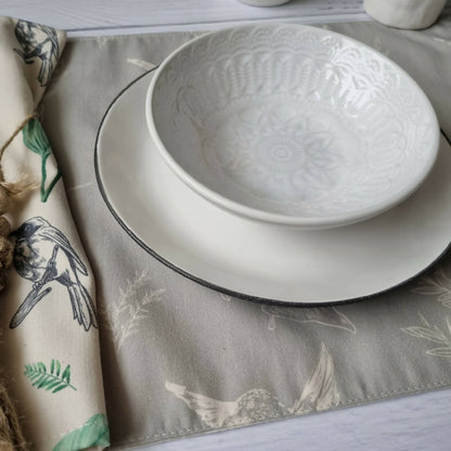 Pack 4 Individuales Cristina2#Gris