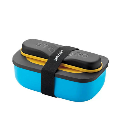 Lunch Box con Cubiertos7#Celeste