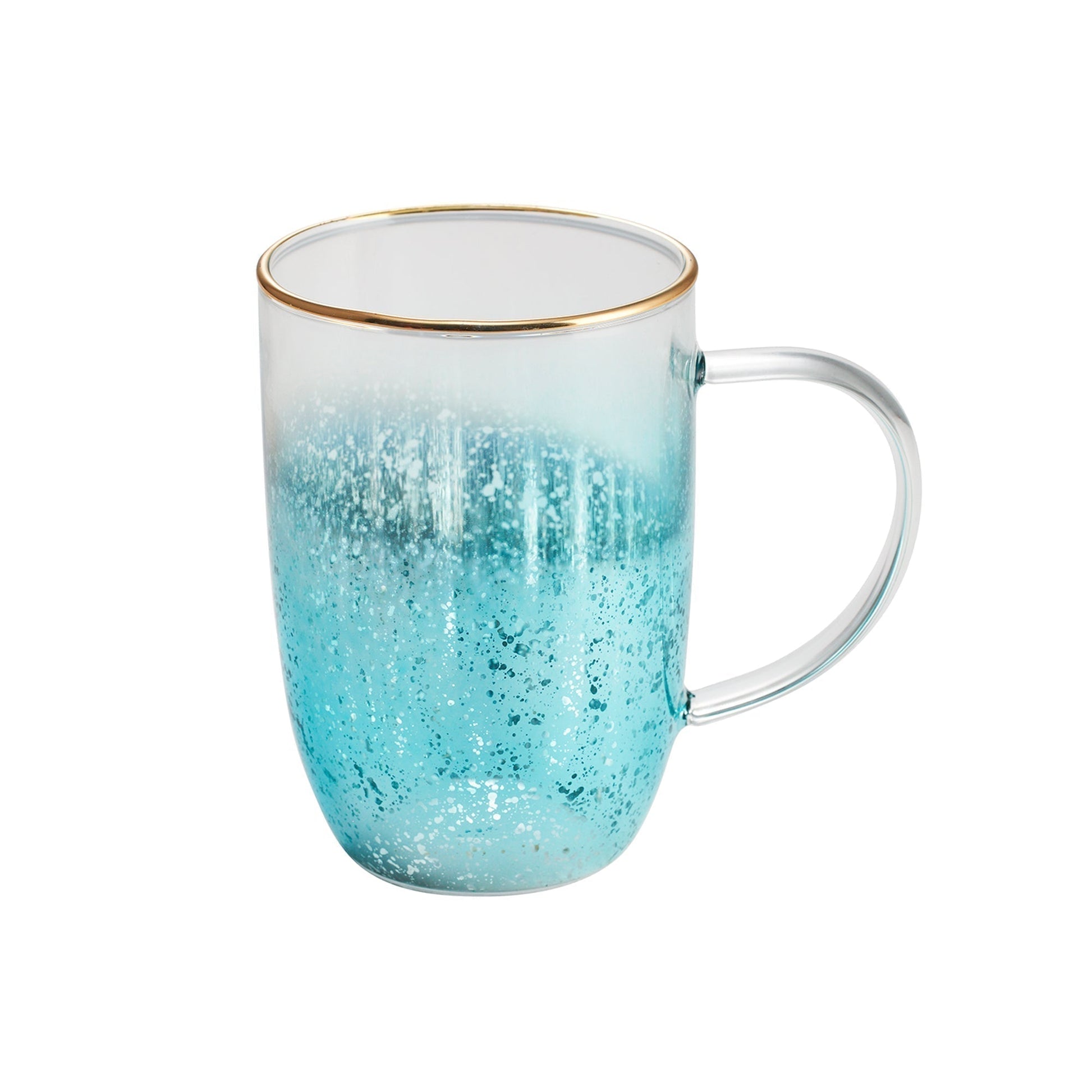 Mug Bhoro Electroplated3#Turquesa