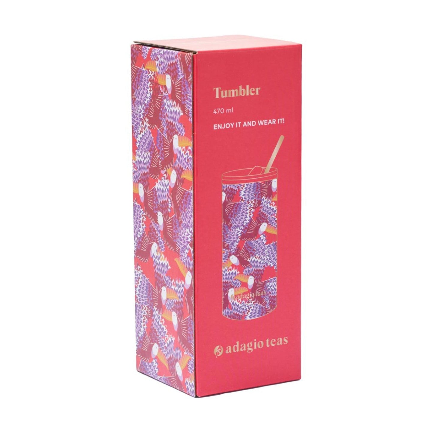 Tumbler Print Tucanes 470 ml3#Morado