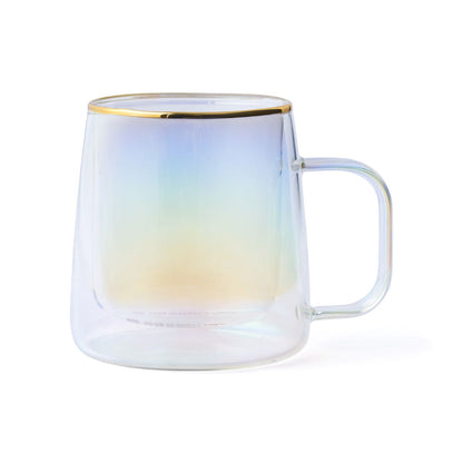 Taza Doble Vidrio Iridescent 250 ml1#Sin color