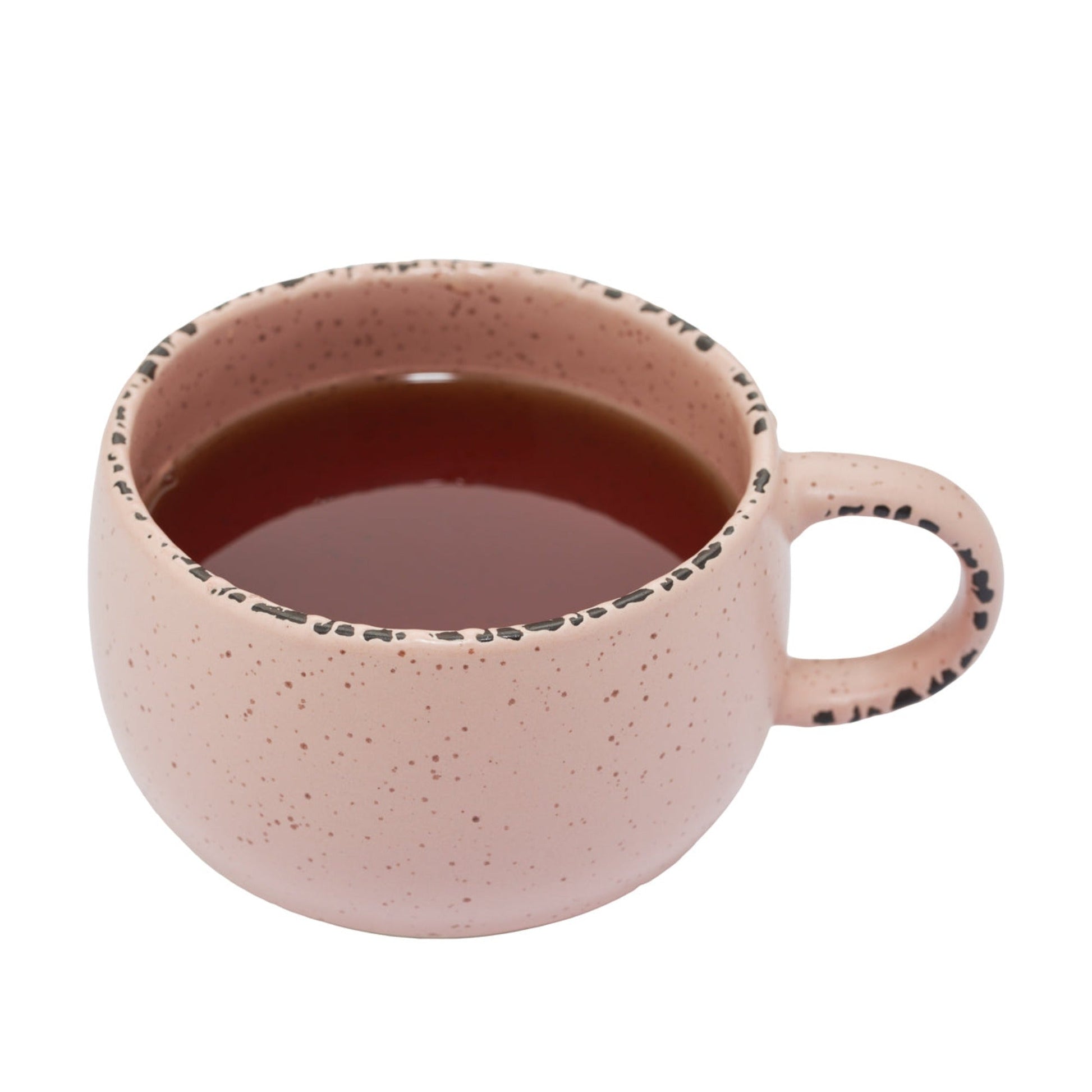 Taza Cerámica Ovalada 350 ml8#Rosado