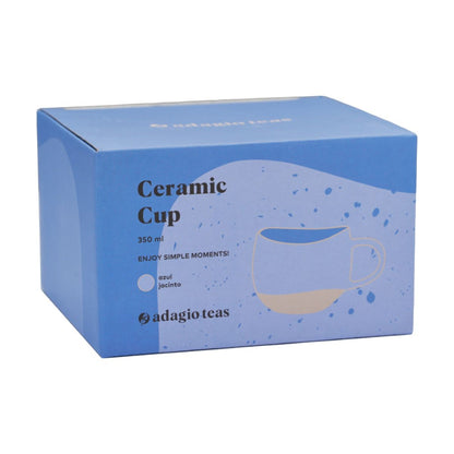 Taza Cerámica Ovalada 350 ml7#Azul