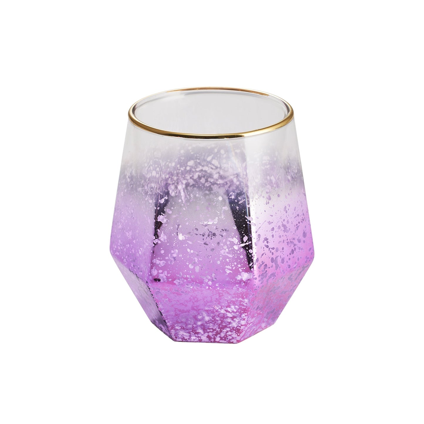 Taza Hexagonal Electroplated2#Rosado