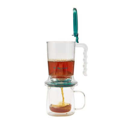 Tetera Ingenuitea Transparente 450 ml7#Verde