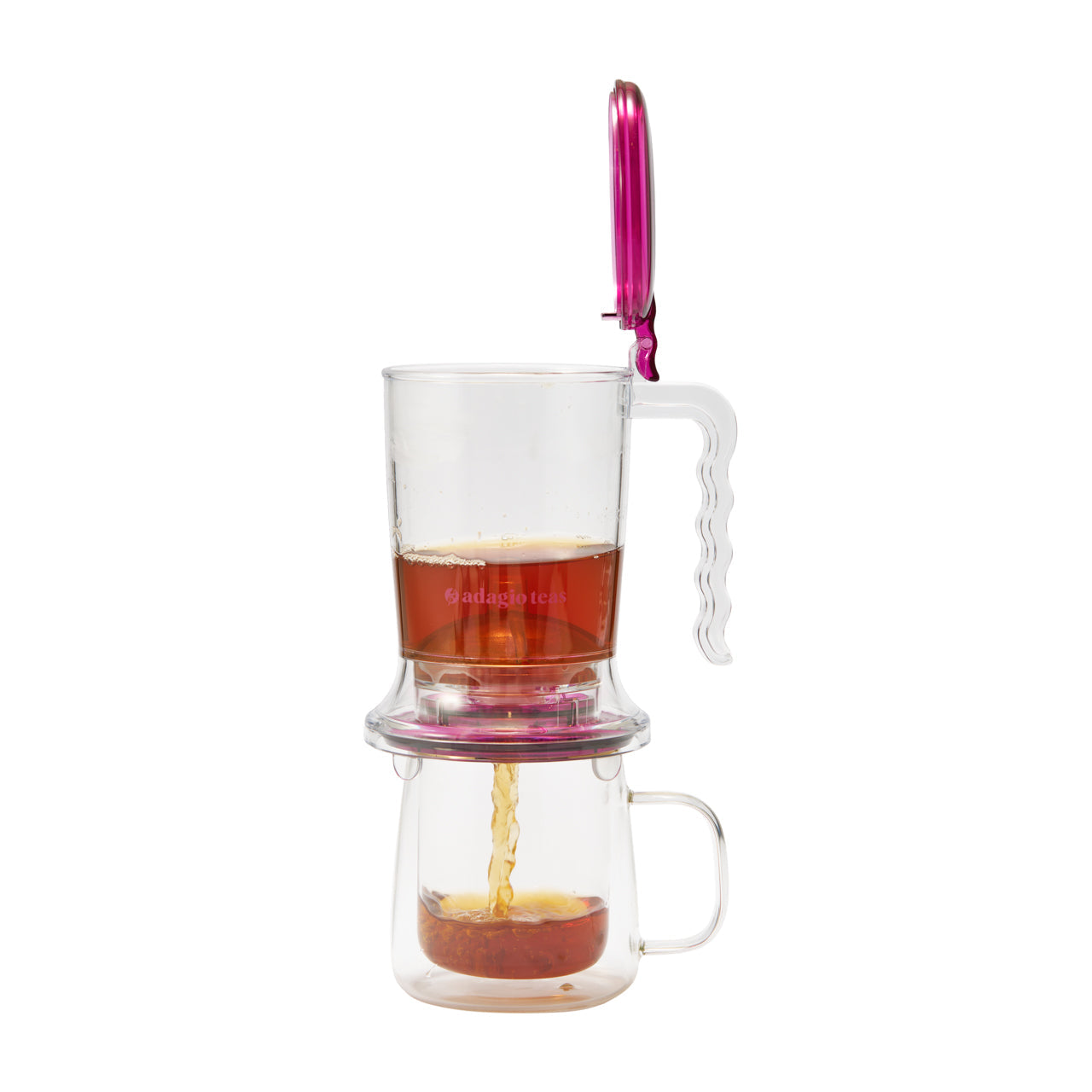 Tetera Ingenuitea Transparente 450 ml12#Morado