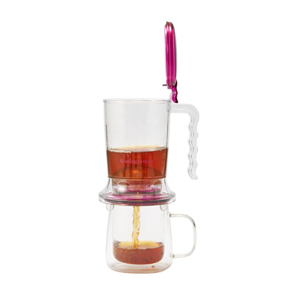Tetera Ingenuitea Transparente 450 ml12#Morado