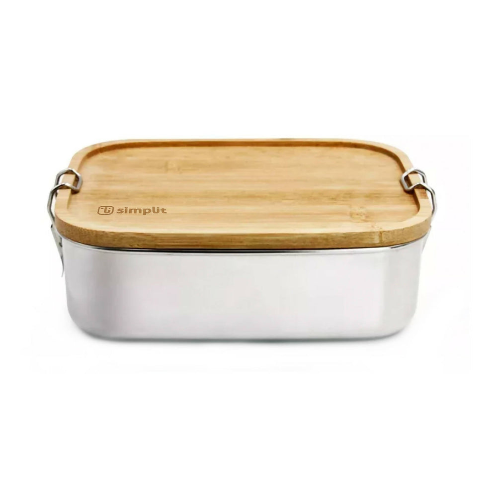 Tupper de Acero Inoxidable Tapa Madera 800 ml kitchen dev 2.0