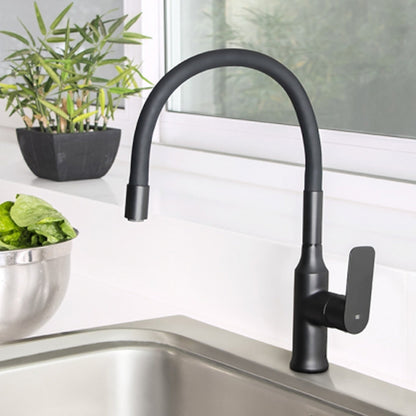 Grifería Monomando Flexible Agatha1#Negro