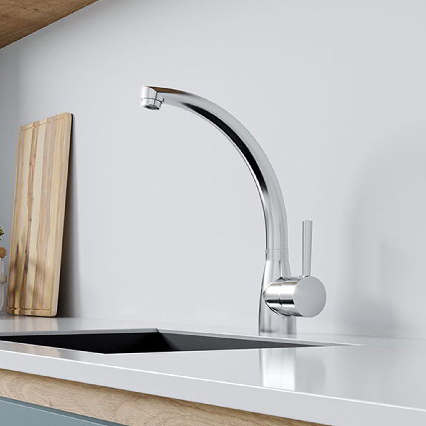 Grifería Monomando Antila1#Acero