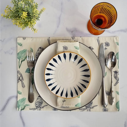 Pack 4 Individuales Sara2#Crema