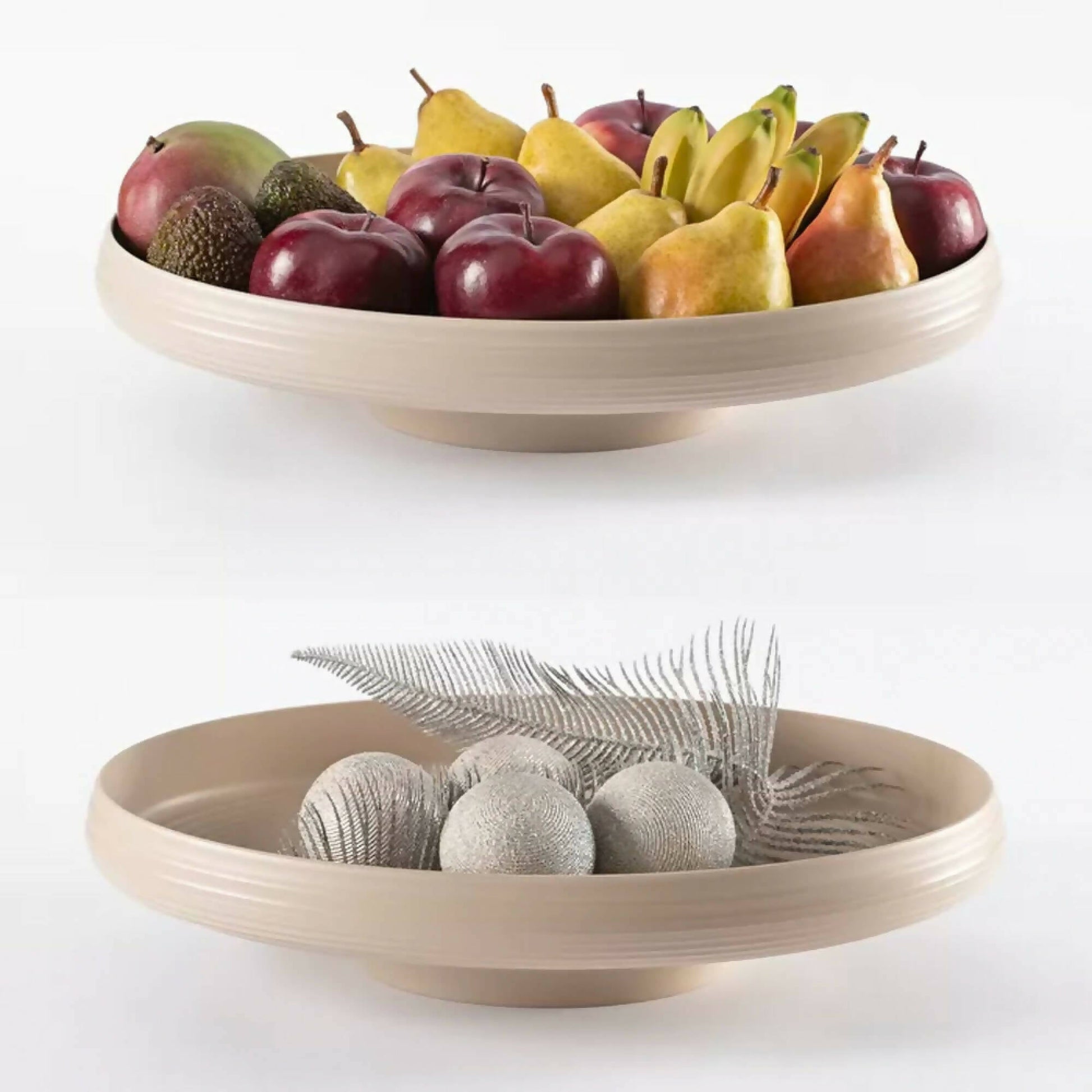 Centro Mesa Tierra 44 cms7#Crema