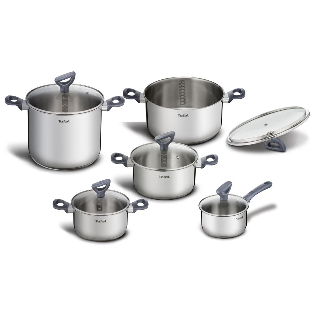 Batería 10 Piezas Daily Cook1#Acero