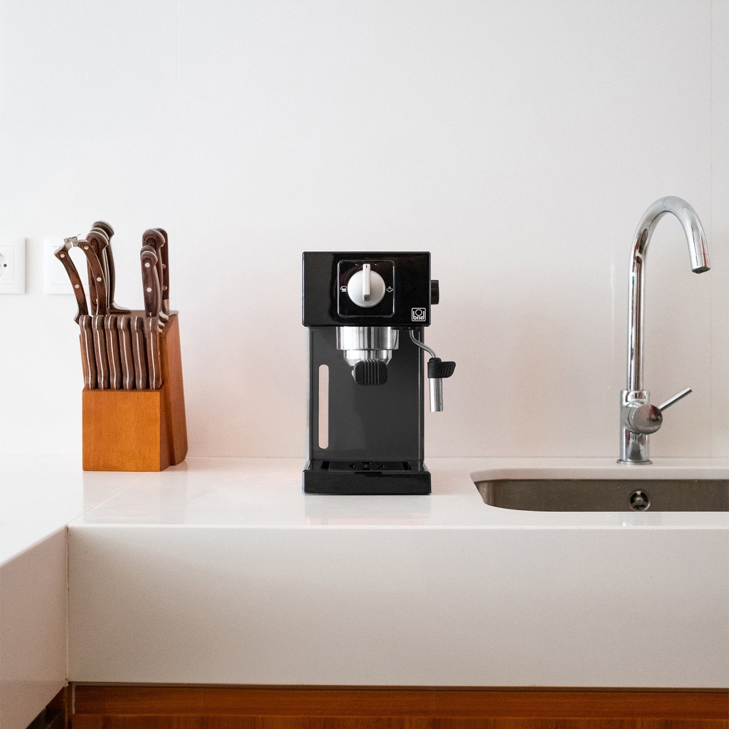Cafetera Espresso Manual Modelo Quadra5#Negro
