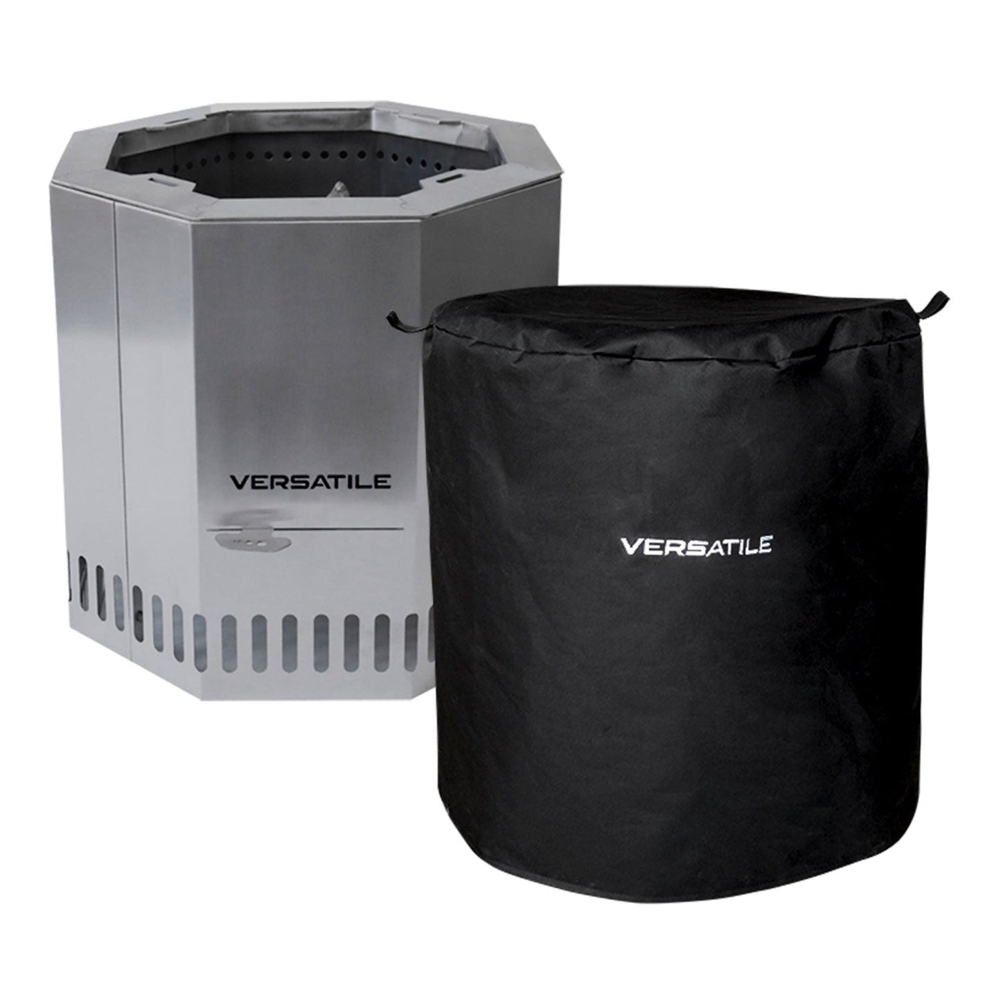 Brasero Sin Humo + Funda1#Gris Plata