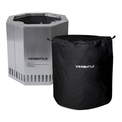 Brasero Sin Humo + Funda1#Gris Plata