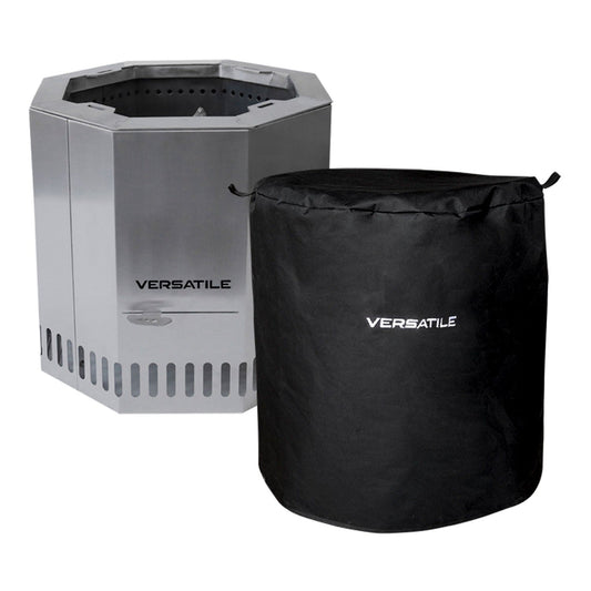 Brasero Sin Humo + Funda1#Gris Plata