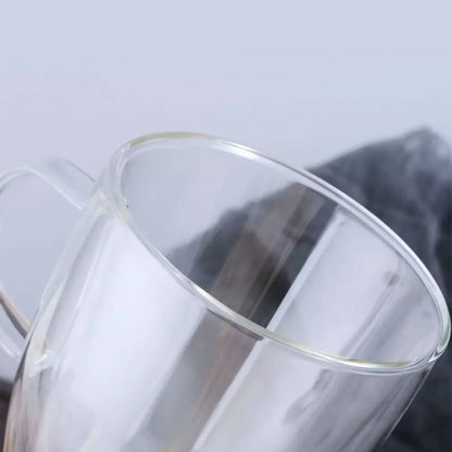 Taza de Vidrio Doble Pared 350 ml4#Sin Color