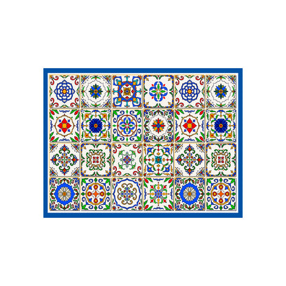 Alfombra De Cocina Baldosa Española 50 x 70 cm2#Multicolor