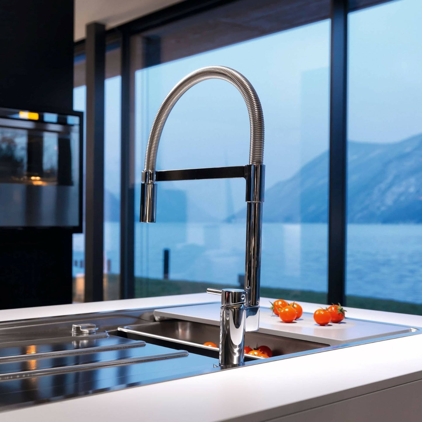 Grifería Manhattan Semi Profesional2#Acero