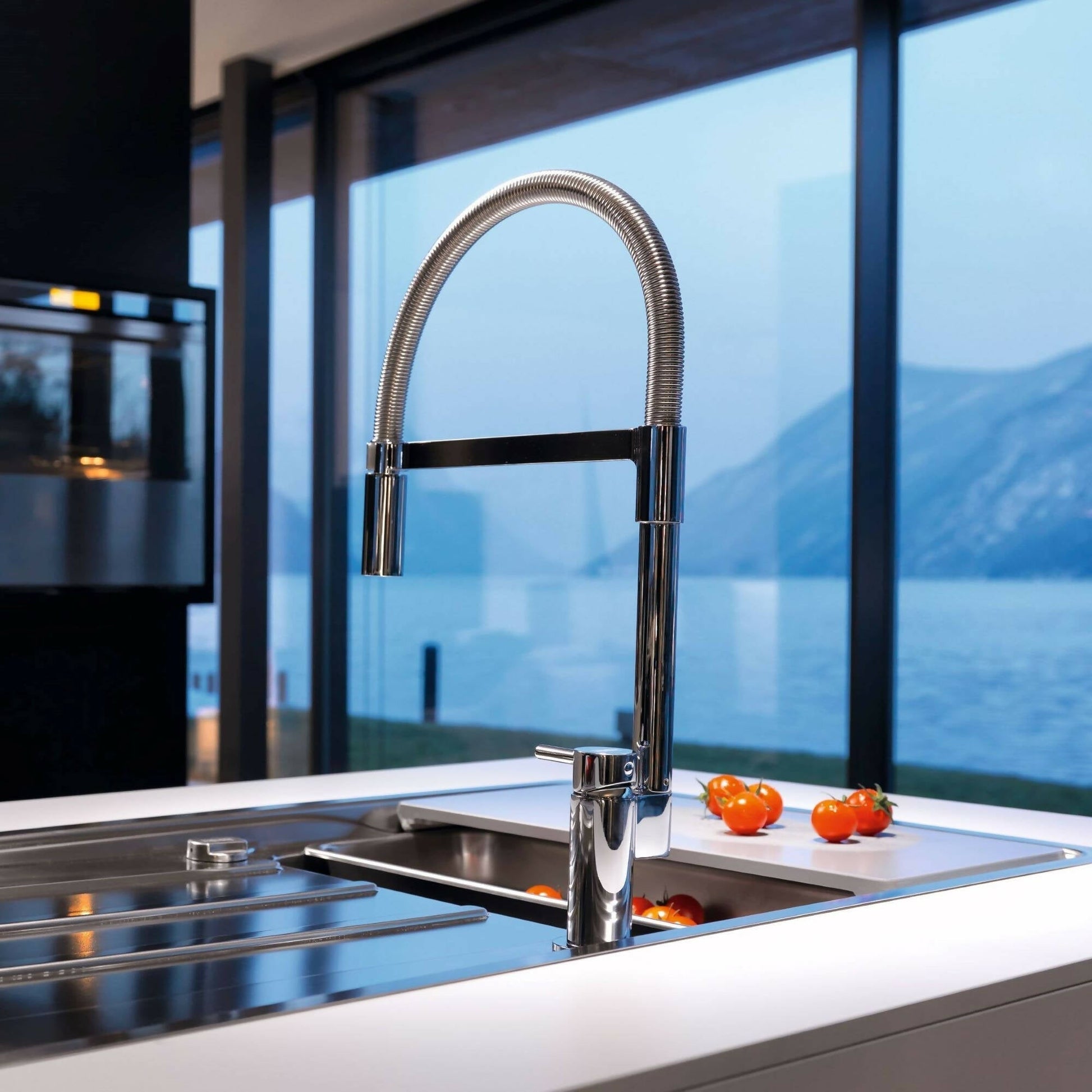 Grifería Manhattan Semi Profesional2#Acero